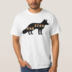 Fox News Die fünf Fox-Silhouette und Fox-Schriftar T-Shirt