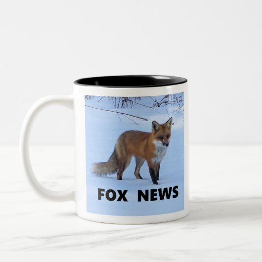 Fox News Zweifarbige Tasse (Links)