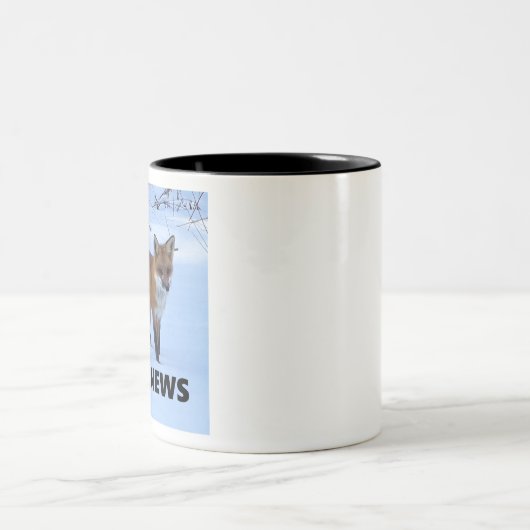 Fox News Zweifarbige Tasse (Mittel)