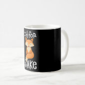 Fox Niedlich Oh für Sake Sprichwort Fox Kaffeetasse (VorderseiteRechts)