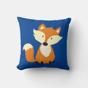 FOX NIEDLICHE WOODLAND KINDERZIMMER KIDS PILLOW KISSEN