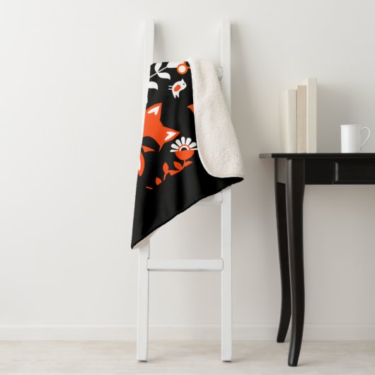 Fox Nordic Skandinavien Folklore Art Sherpadecke (Beispiel)