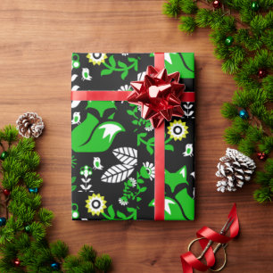 Fox Nordic Skandinavier Folk Art Tableclout Geschenkpapier