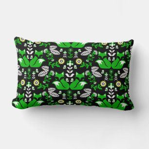 Fox Nordic Skandinavier Folk Art Tableclout Lendenkissen