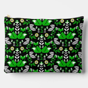 Fox Nordic Skandinavier Folk Art Tableclout Zubehörtasche