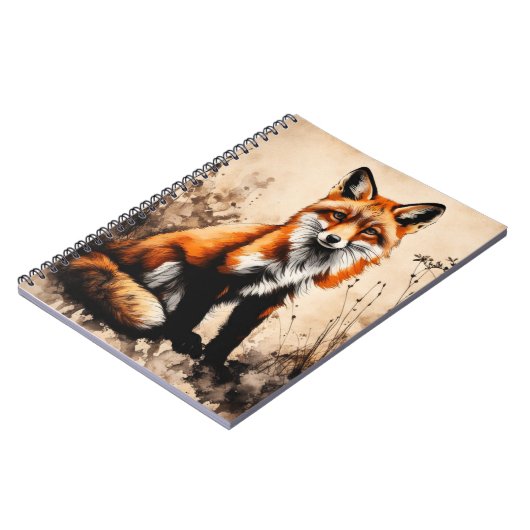 Fox Notebook Journal Notizblock (Linke Seite)