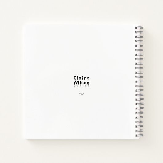 Fox Notizblock (Rückseite)