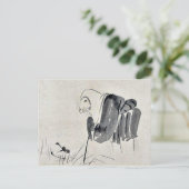 Fox nun Ukiyoe Postkarte (Stehend Vorderseite)