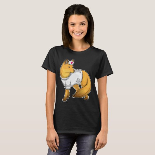 Fox Nurse Heart T-Shirt (Vorne ganz)