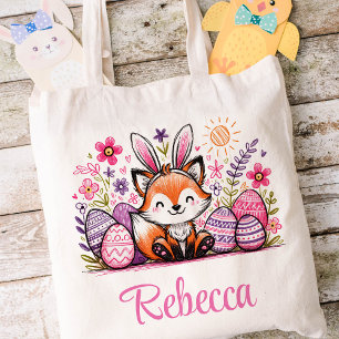 Fox Oaster Kids Name Girls Bunny Tragetasche