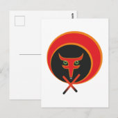 Fox of life - Red. Postkarte (Vorne/Hinten)