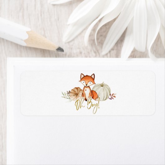 Fox Oh Boy Pumpkin Cigar Label (Insitu)