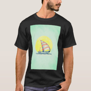 "Fox on a Boat T - Shirt - Niedliche Wasserwaldbrü