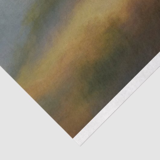 Fox on a Hill Wildlife Decoupage Seidenpapier (Ausschnitt)