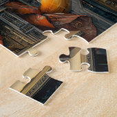 Fox on a Steampunk Pulpit in mystischer Szene Puzzle (Seite)