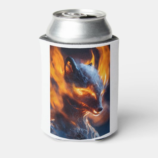 Fox on Fire Dosenkühler (Kanne Rückseite)
