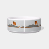 🦊 Fox on the Rock Pet Bowl Napf (Rückseite)