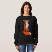 Fox Orange Wild Forest Spiritual Nature Fan Animal Sweatshirt (Vorne ganz)