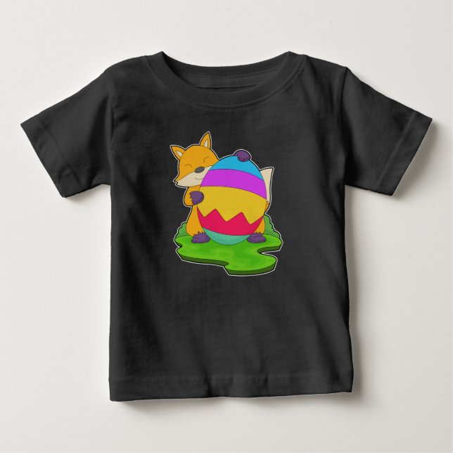 Fox Ostereier Baby T-shirt (Vorderseite)