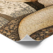 Fox Painting Art Print Woodland Wand Kunst (Ecke)