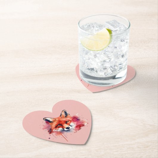 Fox Paper Coaster Untersetzer (Vor Ort)