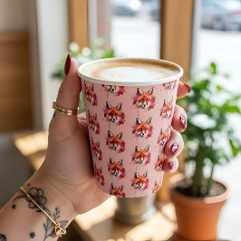 Fox Paper Cups Pappbecher