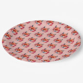 Fox Paper Plates Pappteller (Schrägansicht)