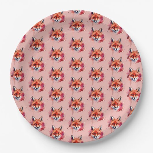 Fox Paper Plates Pappteller (Vorderseite)
