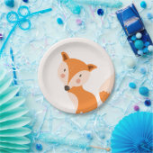 Fox Paper Tellers Baby Dusche Woodlandtiere Niedli Pappteller (Party)