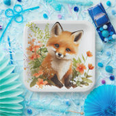 Fox Pappteller, Waldtier-Party Pappteller (Party)