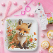 Fox Pappteller, Waldtier-Party Pappteller (Party)