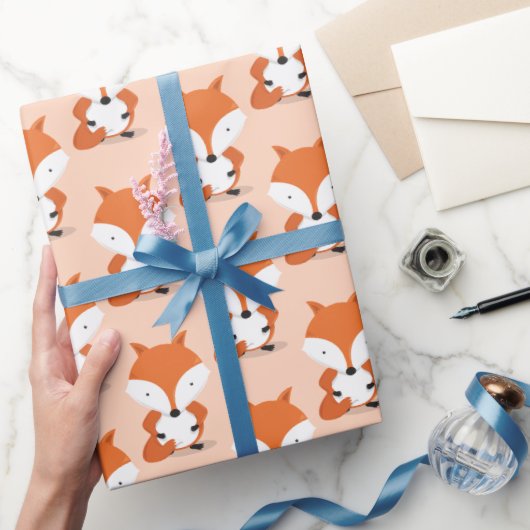 Fox Pattern Animal Geschenkpapier (Schenken)