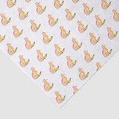Fox Pattern Wrapping Papper Tissue Seidenpapier (Ausschnitt)