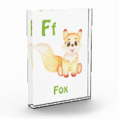 Fox personalisieren ABC: Buchstabe F - Ihren Namen Fotoblock (Links)