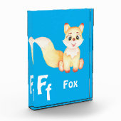 Fox personalisieren ABC: Buchstabe F - Ihren Namen Fotoblock (Links)