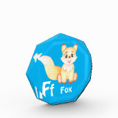 Fox personalisieren ABC: Buchstabe F - Ihren Namen Fotoblock (Links)