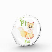 Fox personalisieren ABC: Buchstabe F - Ihren Namen Fotoblock (Links)
