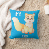 Fox personalisieren ABC: Buchstabe F - Ihren Namen Kissen (Decke)