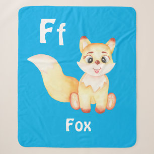 Fox personalisieren ABC: Buchstabe F - Ihren Namen Sherpadecke
