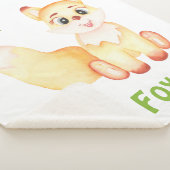 Fox personalisieren ABC: Buchstabe F - Ihren Namen Sherpadecke (3/4)