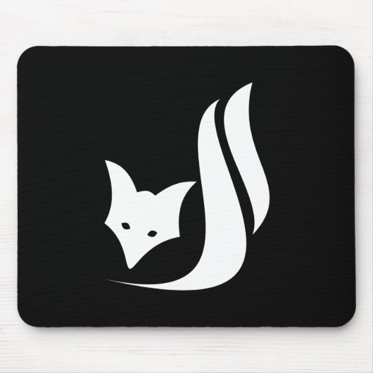 Fox-Piktogramm Mousepad (Vorne)