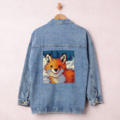 Fox pixelart jeansjacke (Hangar)