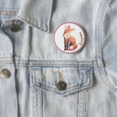 Fox, Pixelart, Pixel Art Button (Beispiel)