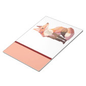 Fox, pixelart, Pixel Art Notizblock (angewinkelt)