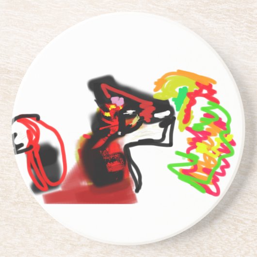 Fox playing now autumn  getränkeuntersetzer (Vorne)