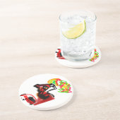 Fox playing now autumn  getränkeuntersetzer (Seite)