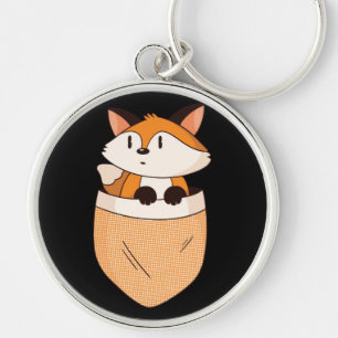 Fox Pocket - Design Niedlicher Cartoon Schlüsselanhänger