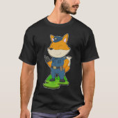 Fox-Polizist-Mikrofon-Polizei T-Shirt (Vorderseite)