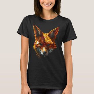 Fox Polygon  Art Animal Fox T-Shirt