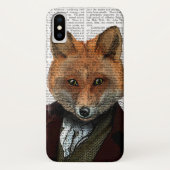 Fox Portrait 2 Case-Mate iPhone Hülle (Rückseite)